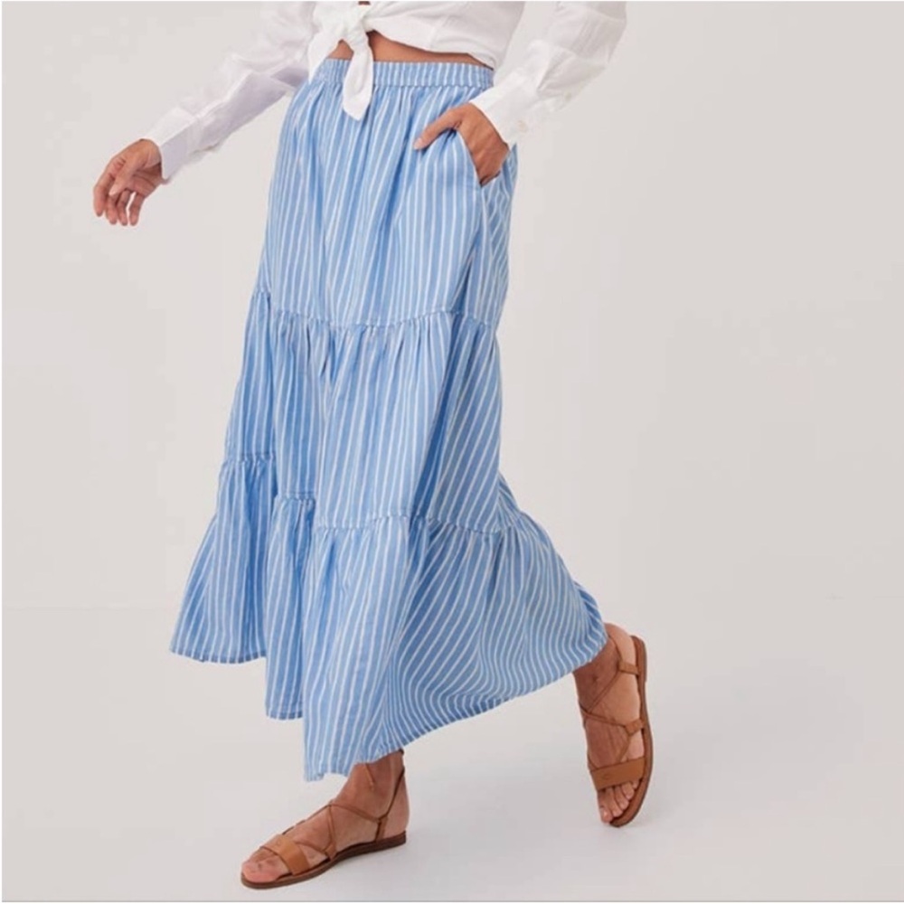 Pact Tiered Maxi Skirt